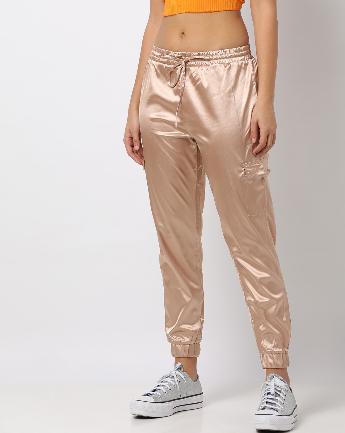 Gold deals joggers womens