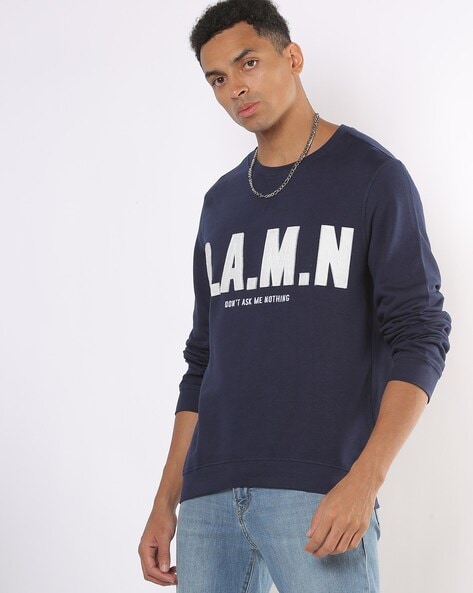 Buy Blue Sweatshirt & Hoodies for Men by ALTHEORY Online