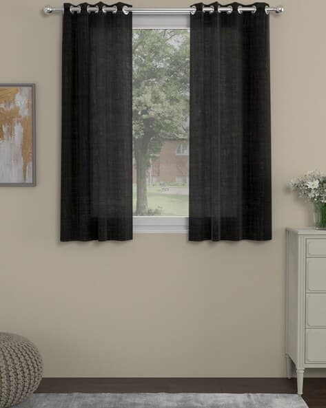 Rosarahome Pack of 2 Semi-Sheer Window Curtains