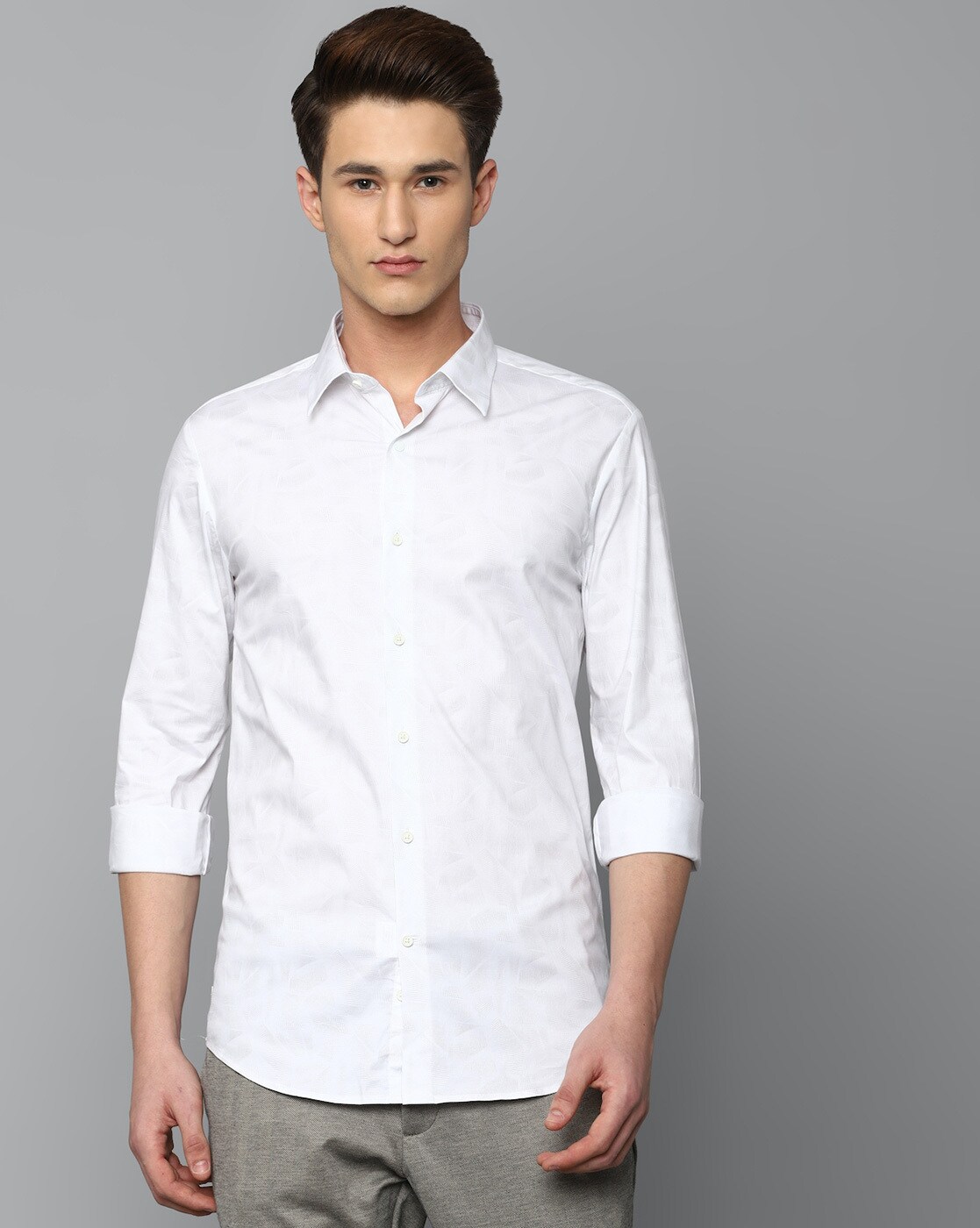 Louis Philippe Formal Shirts : Buy Louis Philippe White Shirt Online