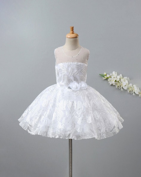 Long Party Dresses For Girls Homecoming 12 14 15 16 17 Years White Flower  Wedding Elegant Vestidos Kid Clothes 184060 - AliExpress