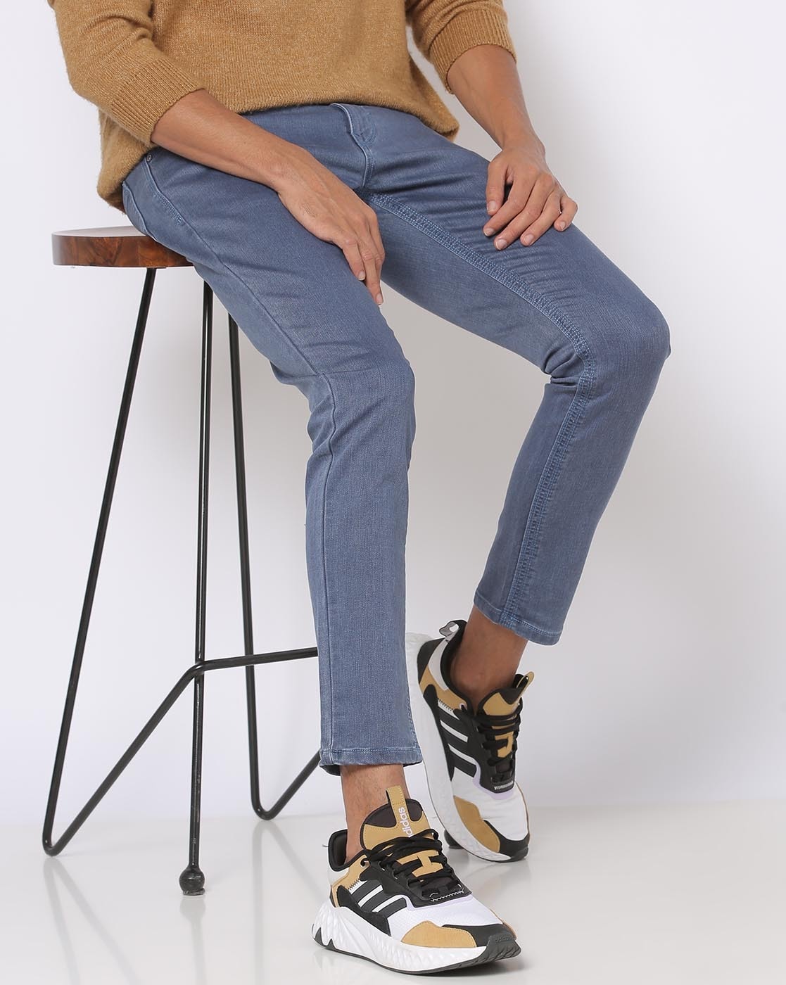 Buy Blue Slim Fit Denim Jeans Online | Tistabene - Tistabene