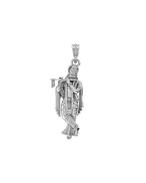 Krishna hot sale pendant silver