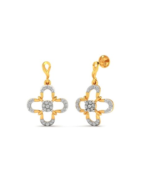 Awligaiy Fashion Luxury Round Diamond Earrings India | Ubuy