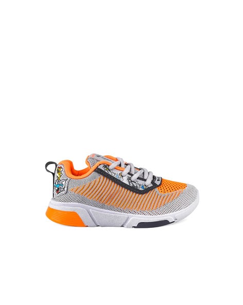 Buy Grey Orange Sports&Outdoor Shoes for Boys by Campus Online