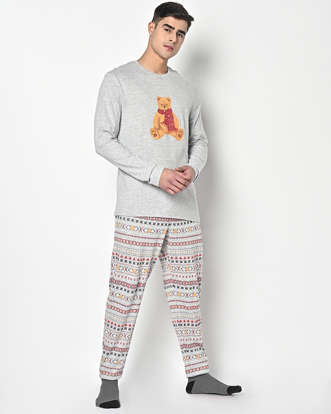 Mens short best sale christmas pjs