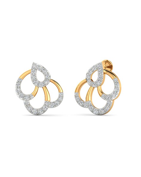 Juliet Gold Diamond and Ruby Stud Earrings – MOI - Boutique Everyday Luxury