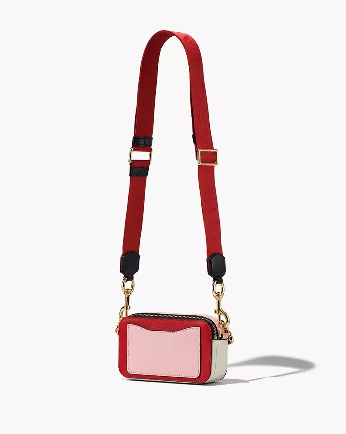 The Snapshot Crossbody - Marc Jacobs - Black/Red - Leather