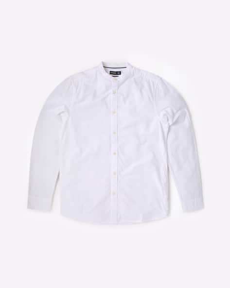 Ajio The Beatles White T Shirt Printed Tie-Up Full Sleeve