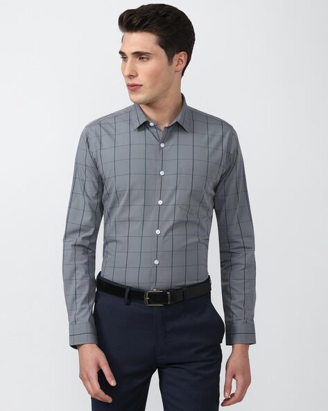 Van Heusen Checked Slim Fit Shirt