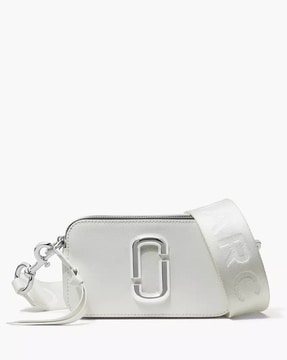 Marc Jacobs Black 'The Logo Strap Snapshot' Bag