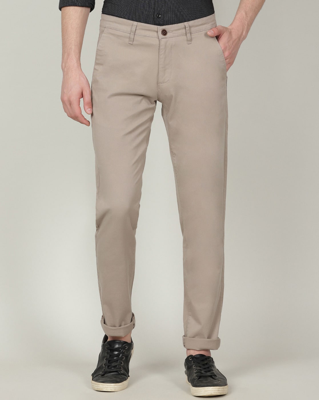 Buy Brown Trousers & Pants for Women by Fig Online | Ajio.com