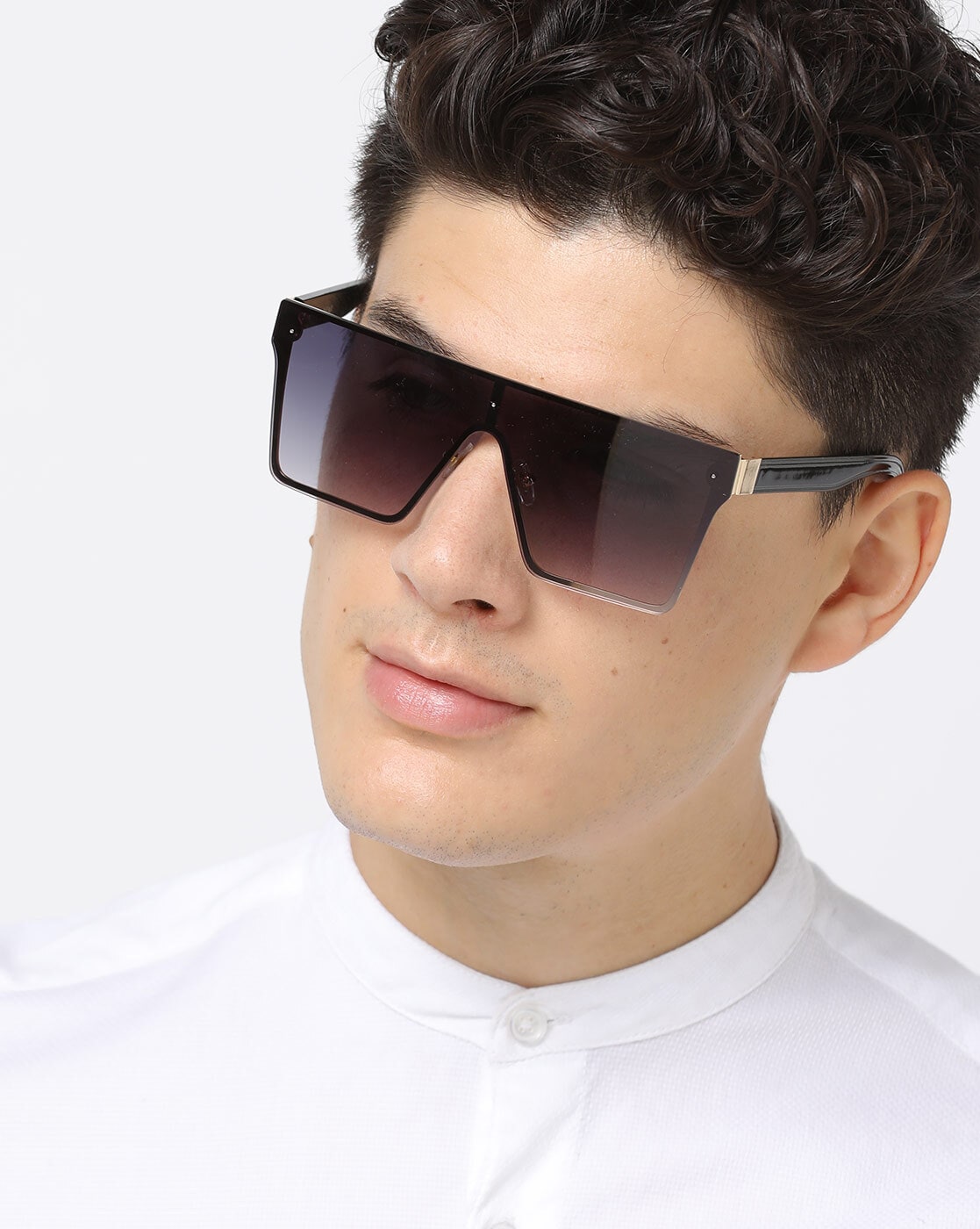 Oversized Sunglasses luxury brand for Women and men Sun Glasses Square  sunglasses - 2 - CW18EDC0SWQ
