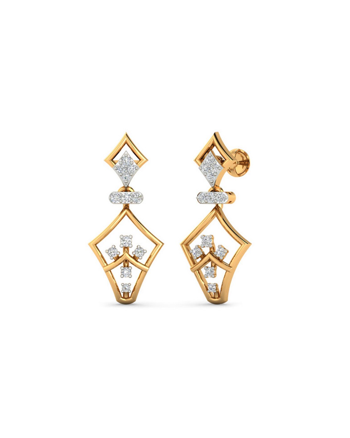 DESIGNER GOLD PLATED REAL KEMPU EARRINGS UTV544 – Urshi Collections