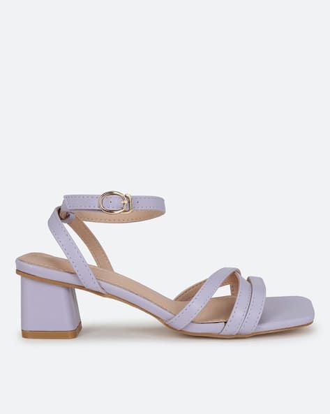 Buy Purple Heeled Sandals for Women by VAN HEUSEN Online