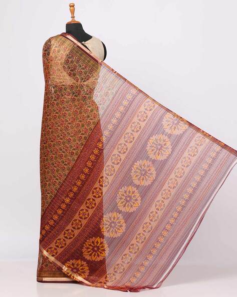 Saree Mall Magenta Festive Dola Silk Printed Saree With Unstitched Blouse  at Rs 579 | Fancy Sarees in Surat | ID: 26015454488