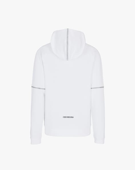 Emporio armani clearance white hoodie