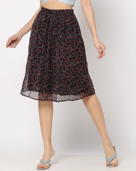 Vero Moda Skirt Womens Small Multicolor Floral Layered Mini Skirt New $30 |  eBay