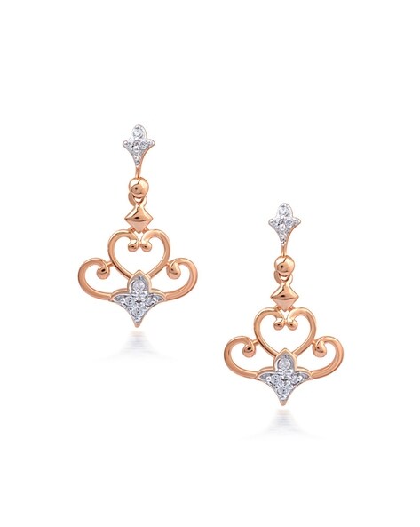 ROSEGOLD STUDS by Liora Silver Jewels: Modern Silver Earrings for Women –  LIORA - 925 Silver Jewellery