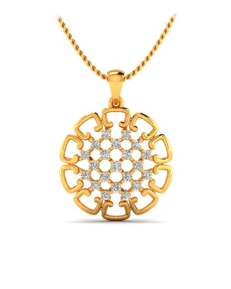 9ct Gold Circle Necklace | Buy Online | Free Insured UK Delivery