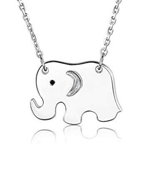 Hallmark Diamonds Mother And Baby Elephant Womens 1/8 CT. T.W. Mined White  Diamond 14K Rose Gold Over Silver Sterling Silver Heart Pendant Necklace -  JCPenney