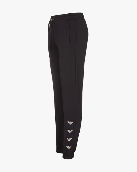 Buy Black Track Pants for Women by EA7 Emporio Armani Online