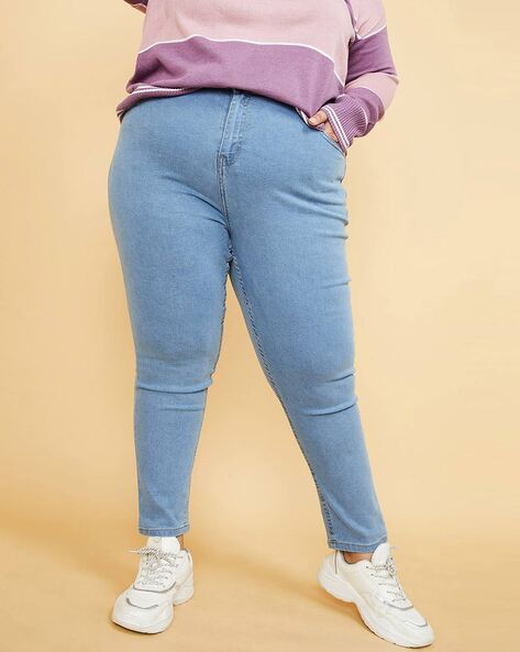Buy Light Blue Jeans & Jeggings for Women by MAX Online | Ajio.com