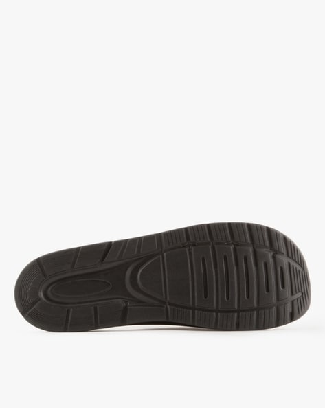 Buy Black Flip Flop Slippers for Men by EA7 Emporio Armani