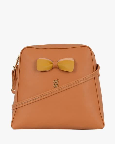 BAGGIT Sling Bag with Bow Accent
