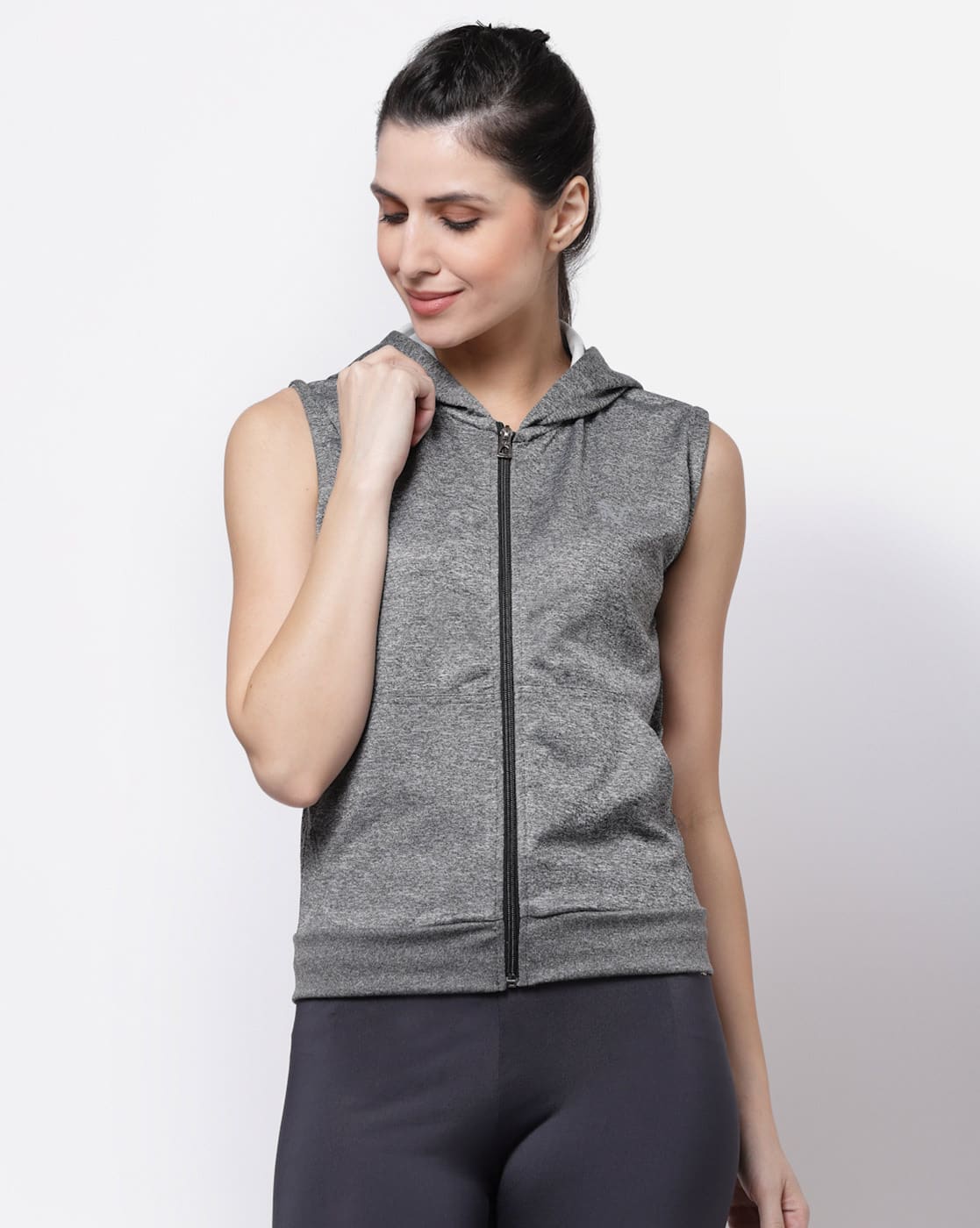Buy Uzarus Half Jacket with Front Zip Online | Ajio.com