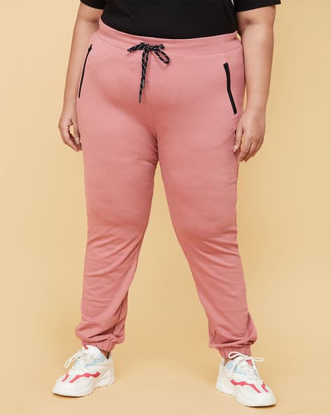 Buy Peach Track Pants for Women by MAX Online