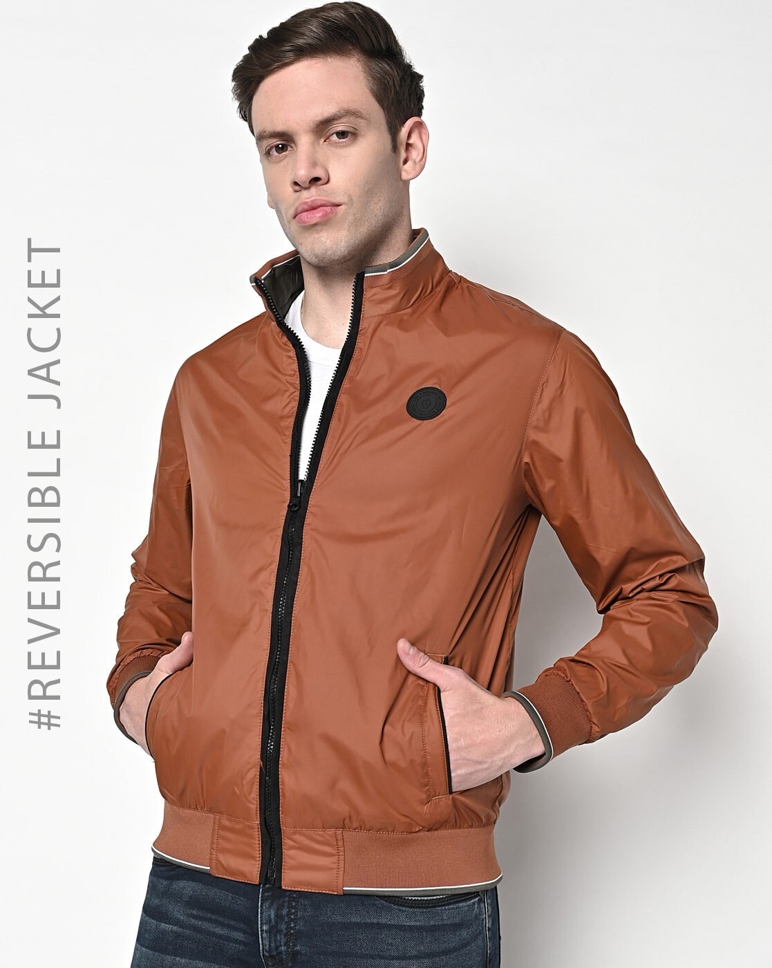 Buy Olive Jackets & Coats for Men by NETPLAY Online | Ajio.com