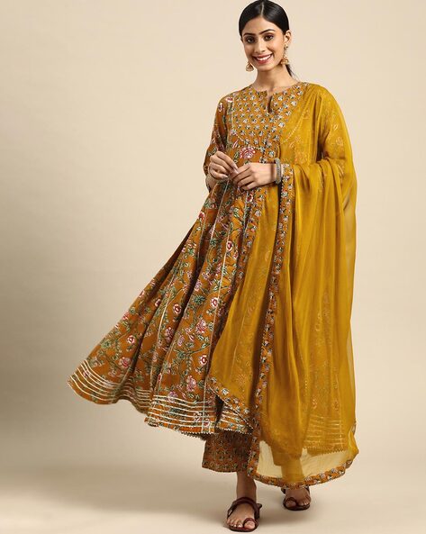 Ajio deals anarkali suits