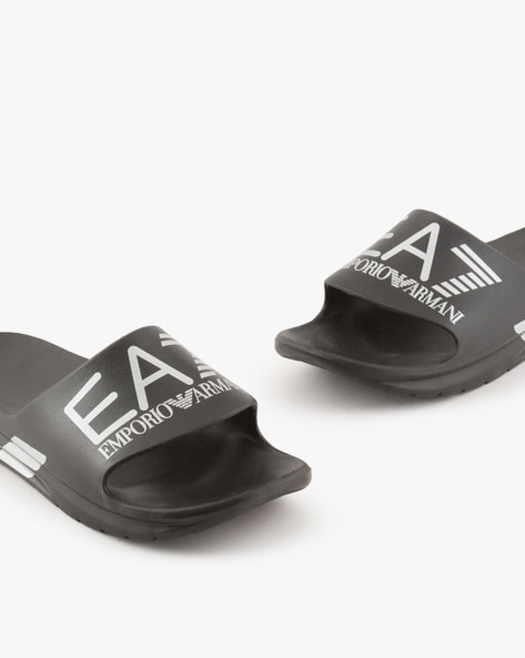 Emporio armani best sale sliders women's