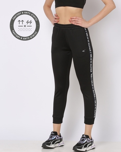 Buy Jet Black Track Pants for Women by PERFORMAX Online