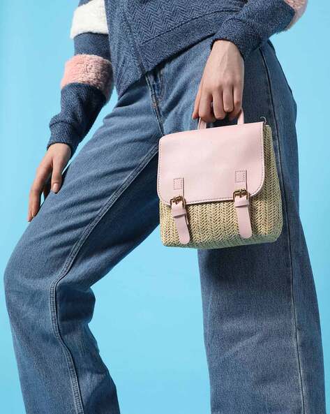 Buy Calvin Klein Jacquard Satchel Handbag - NNNOW.com