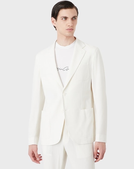 Armani white blazer sale