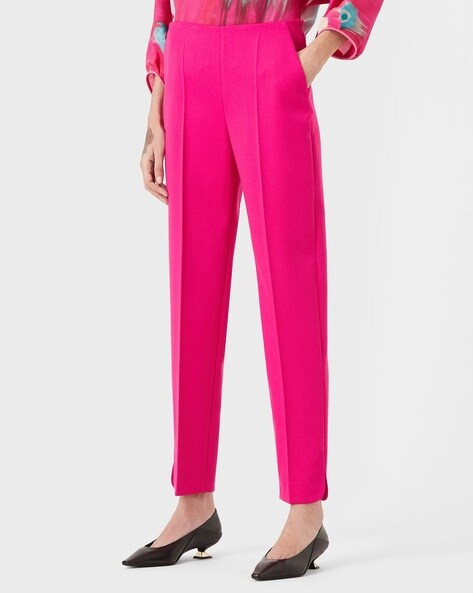 Odette Pleated Crop Trousers |