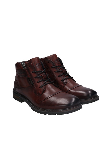 Buy Burgundy Boots for Men by Bugatti Online Ajio