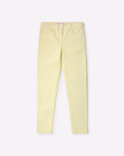 Girls sale yellow jeans