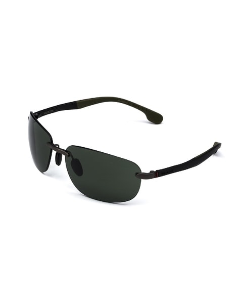 Shady Rays Matte Black Polarized Wrap Sunglasses - Velocity Blackout G:01  Y-5 | eBay