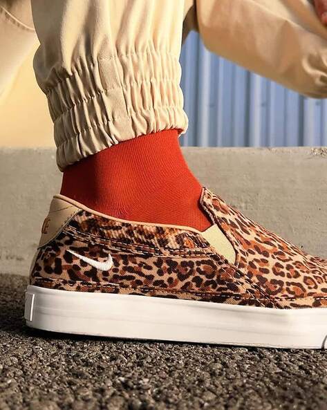 Animal print and gold sneakers | Footwear | Lola Casademunt