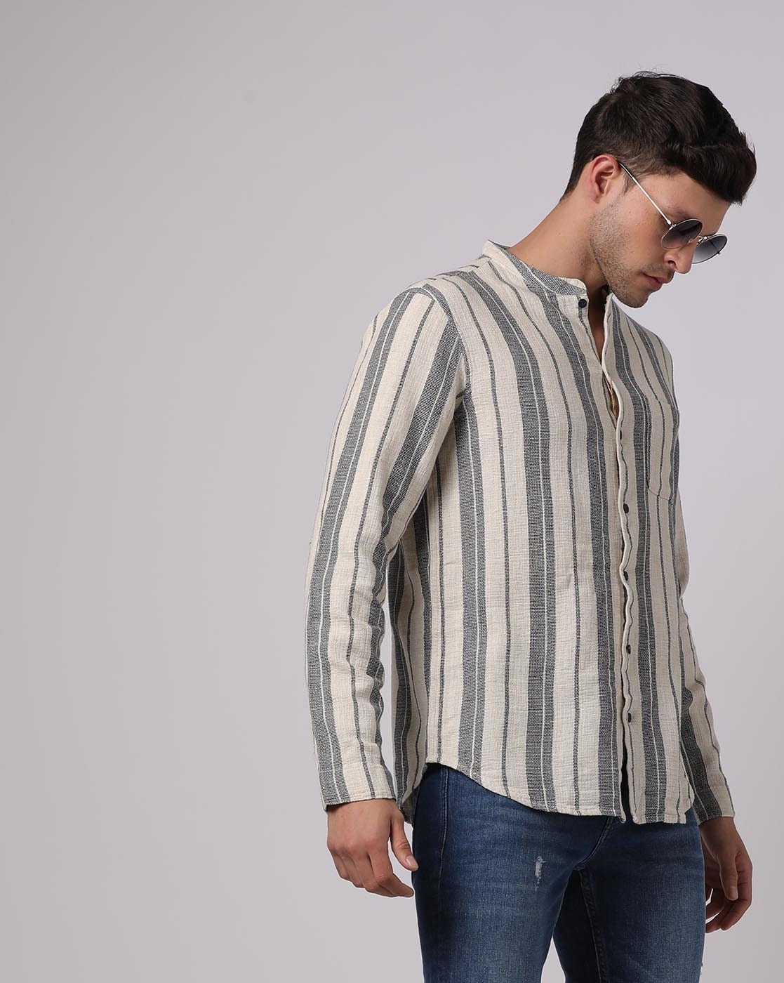 Buy Beige Shirts for Men by Buda Jeans Co Online