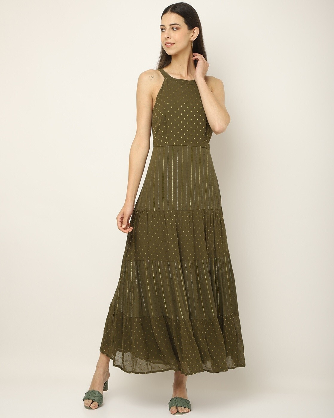 Buy Khaki Dresses for Women by Marks & Spencer Online