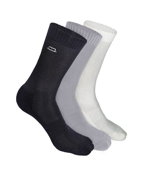 Pack of 3 Bamboo Men Crew Socks - Odour Free & Breathable