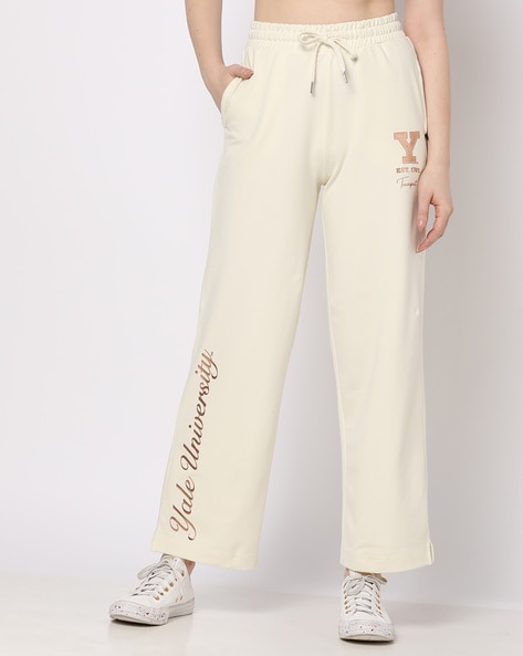 ZAZBI Fashion Women Striped Track Pants Combo (Set of 2) (S, White Maroon)  : Amazon.in: Clothing & Accessories