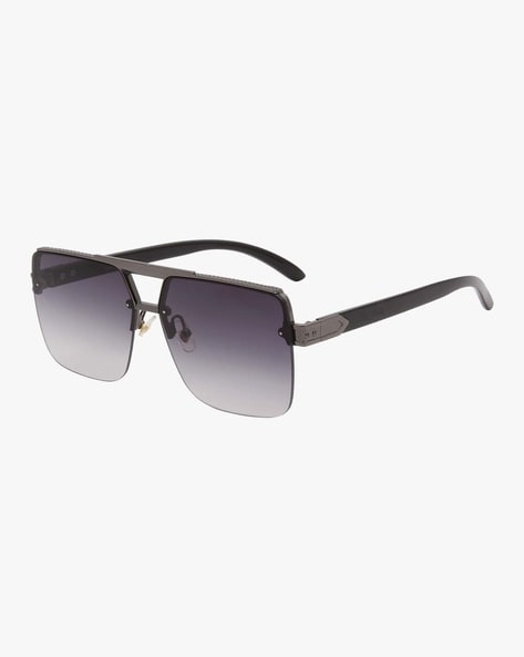 Rush Polarized Aviator Sunglasses - Gunmetal/Black - Body Glove