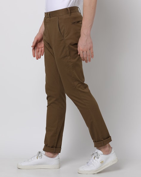 Buy Brown Trousers & Pants for Men by ALL SAINTS Online | Ajio.com