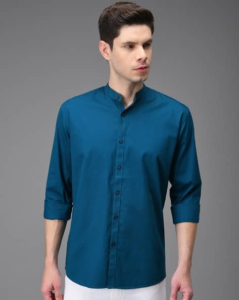 トップス CULLNI Weather Band Collar ChinTab Shirt CULLNI Weather Band Collar ChinTab Shirt KIBIT Full-Sleeve Band