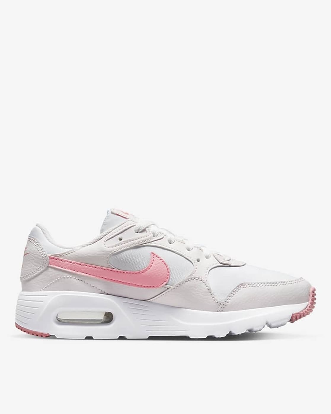 grey nikes with pink laces